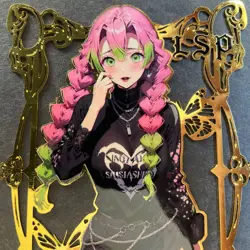 Goddess Story Gold METAL Card - Serial Number #030/100! Mitsuri Demon *READ* - Image 2