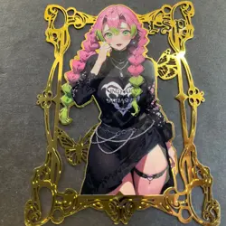 Goddess Story Gold METAL Card - Serial Number #030/100! Mitsuri Demon *READ* - Image 4