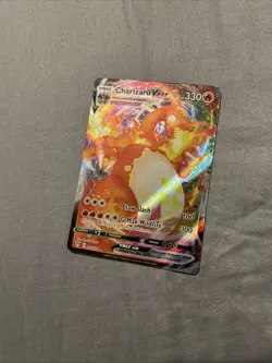 Pokemon TCG Charizard VMAX Card Rainbow Rare Holo 330 HP SWSH Promo - Image 2