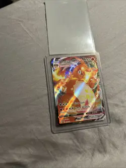 Pokemon TCG Charizard VMAX Card Rainbow Rare Holo 330 HP SWSH Promo - Image 3