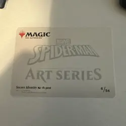 magic the gathering marvel spiderman Art Card 6/54 - Image 2