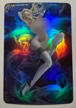 SEXY HEROINE WAIFU Samus METROID PRIME ACG PREMIUM HOLOFOIL CARD NM - Image 1