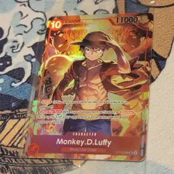 Sealed Promo One Piece Card Treasure Booster Monkey.D.Luffy ST10-006 SR NEW - Image 1