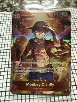 Monkey.D.Luffy (Treasure Booster Set) ST10-006 One Piece Promotion Cards Foil - Image 1