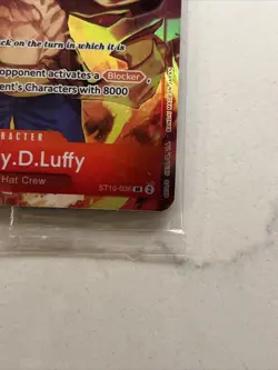 Sealed Promo One Piece CARD Treasure Booster Monkey.D.Luffy ST10-006 SR - Image 5