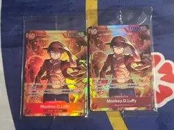 Monkey.D.Luffy ST10-006 SR TWO Sealed Promo One Piece CARD Treasure Booster - Image 1