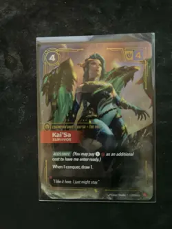 Kaisa card ALT ART 039a/298 Kai'Sa Survivor Riftbound Foil ENGLISH - Image 1