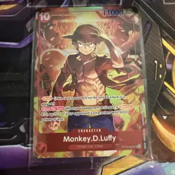 Sealed Promo Card One Piece TCG Treasure Booster Monkey.D.Luffy ST10-006 SR NEW - Image 1