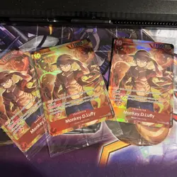 Sealed Promo Card One Piece TCG Treasure Booster Monkey.D.Luffy ST10-006 SR NEW - Image 2