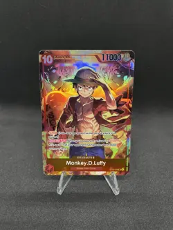 Promo One Piece CARD Treasure Booster Monkey.D.Luffy ST10-006 SR NEW - Image 1