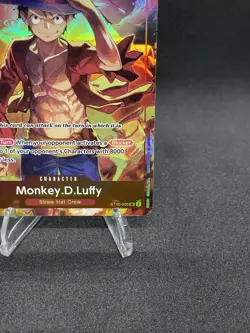 Promo One Piece CARD Treasure Booster Monkey.D.Luffy ST10-006 SR NEW - Image 4