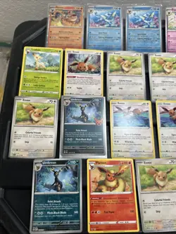 (30) EEVEE CARDS LOT VTG HOLO GLACEON LEAFEON ESPEON JOLTEON EVOLUTION 6 - Image 2