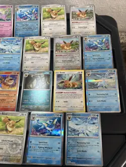 (30) EEVEE CARDS LOT VTG HOLO GLACEON LEAFEON ESPEON JOLTEON EVOLUTION 6 - Image 4