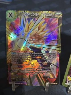 Dragon Ball Super Card Game SS 2 Son Gohan Z Fighter SR Foil Card BT17-083 - Image 1