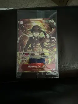 Sealed Promo Card One Piece TCG Treasure Booster Monkey.D.Luffy ST10-006 SR NEW - Image 1