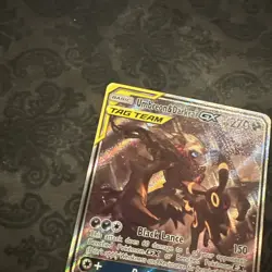 Umbreon & Darkrai GX SM241 Tag Team Black Star Promo 2020 Pokemon Card - Image 5