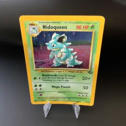 Nidoqueen Jungle Holo Card 7/64 Unlimited Rare, LP Vintage Pokemon Card TCG - Image 1