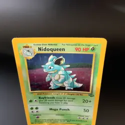 Nidoqueen Jungle Holo Card 7/64 Unlimited Rare, LP Vintage Pokemon Card TCG - Image 2