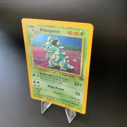 Nidoqueen Jungle Holo Card 7/64 Unlimited Rare, LP Vintage Pokemon Card TCG - Image 4