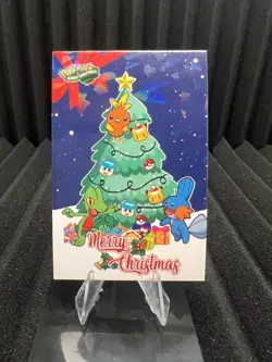 Mudkip & Treecko - Cracked Ice Holo - Christmas Card Database - Pokemon NM - Image 1