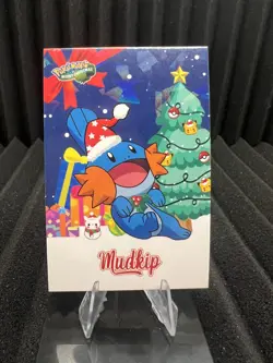 Mudkip - Cracked Ice Holo - Christmas Card Database - Pokemon NM - Image 1
