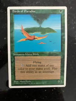 MTG Birds of Paradise Fourth Edition 234/379 Regular Rare - Image 1