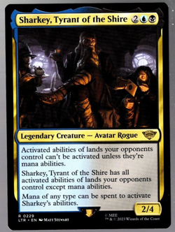 Sharkey, Tyrant of the Shire 0229 Non Foil Rare Lord of the Rings MTG Near Mint - Image 1