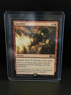 Banefire Core Set 2019 Magic: the Gathering Lightly Played, English - Image 1