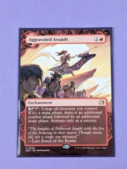 MTG: Magic The Gathering: Aggravated Assault - Rare - Near Mint - Image 1