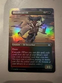 MTG - Bloodbraid Elf Borderless Foil - Double Masters 2022 - NM - Image 1