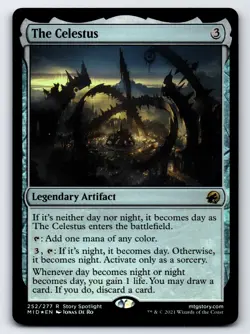 The Celestus R Innistrad: Midnight Hunt # 252 NM Foil - Image 1