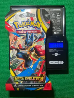 HEAVYU 33.32 Grams! Pokemon Mega Evolution Factory Sealed Booster Pack!! - Image 1