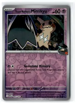 2025 Scarlet & Violet Series - Destined Rivals Team Rocket's Mimikyu #87 - Image 1