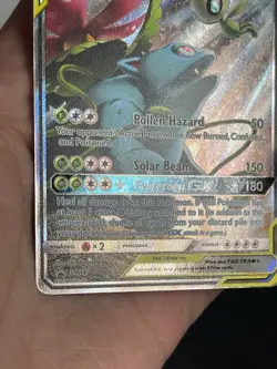 Pokemon TCG Celebi & Venusaur GX SM167 Alternative Art Tag Team Promo - Image 4