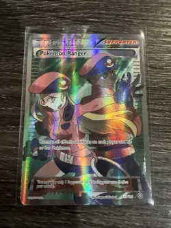 Pokemon Ranger 113/114 Ultra Rare Trainer - XY Steam Siege - Pokemon TCG 2016 - Image 1