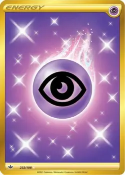 Psychic Energy - 232/198 - Secret Rare NM, English Pokemon Chilling Reign - Image 1
