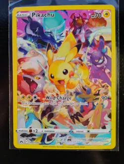 Pokemon TCG PIKACHU Crown Zenith Holo 160/159 Secret Rare NM - Image 1