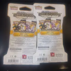 Pokemon Legendary Treasures Sleeves Packs (X2) Mewtwo and Reshiram - Image 2