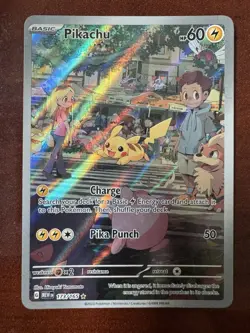 Pokemon TCG - 151 - Pikachu Illustration Rare #173/165 - Near Mint - Image 1