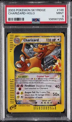 2003 POKEMON SKYRIDGE #146 CHARIZARD-HOLO PSA 9 - Image 1