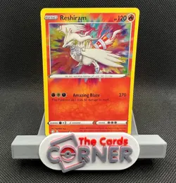 Reshiram Amazing Rare 017/072 Pokemon Shining Fates MP - Image 1