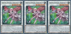 3x Serene Psychic Sorceress | DOOD-EN042 | Common | 1st Ed | NM | YuGiOh - Image 1