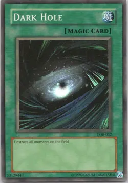 1996 TCG UNLIMITED DARK HOLE HOLO RARE #LOB-052 - Image 1