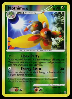 Pokemon Card - Mothim Arceus 6/99 Reverse Holo - Image 1