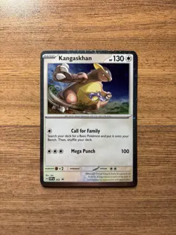 💎Pokemon Destined Rivals Kangaskhan Black Star Promo Card 202 LP - Image 1