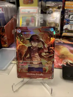 Sealed Promo One Piece CARD Treasure Booster Monkey.D.Luffy ST10-006 SR - Image 1