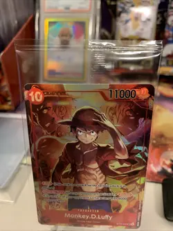 Sealed Promo One Piece CARD Treasure Booster Monkey.D.Luffy ST10-006 SR - Image 2