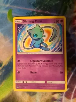 Pokemon TCG Shining Mew Holo Rare Card 40/73 Shining Legends - Image 1