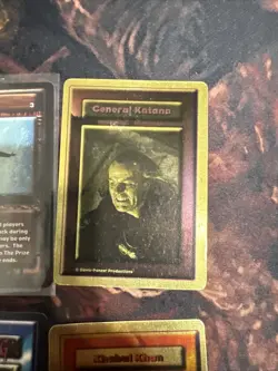 Highlander TCG Lot (First Edition) 6 card Lot Rare Gold General Katana & Khabal - Image 4