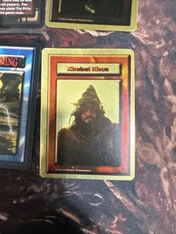Highlander TCG Lot (First Edition) 6 card Lot Rare Gold General Katana & Khabal - Image 5